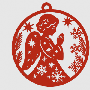 Addobbo Natalizio con Angelo